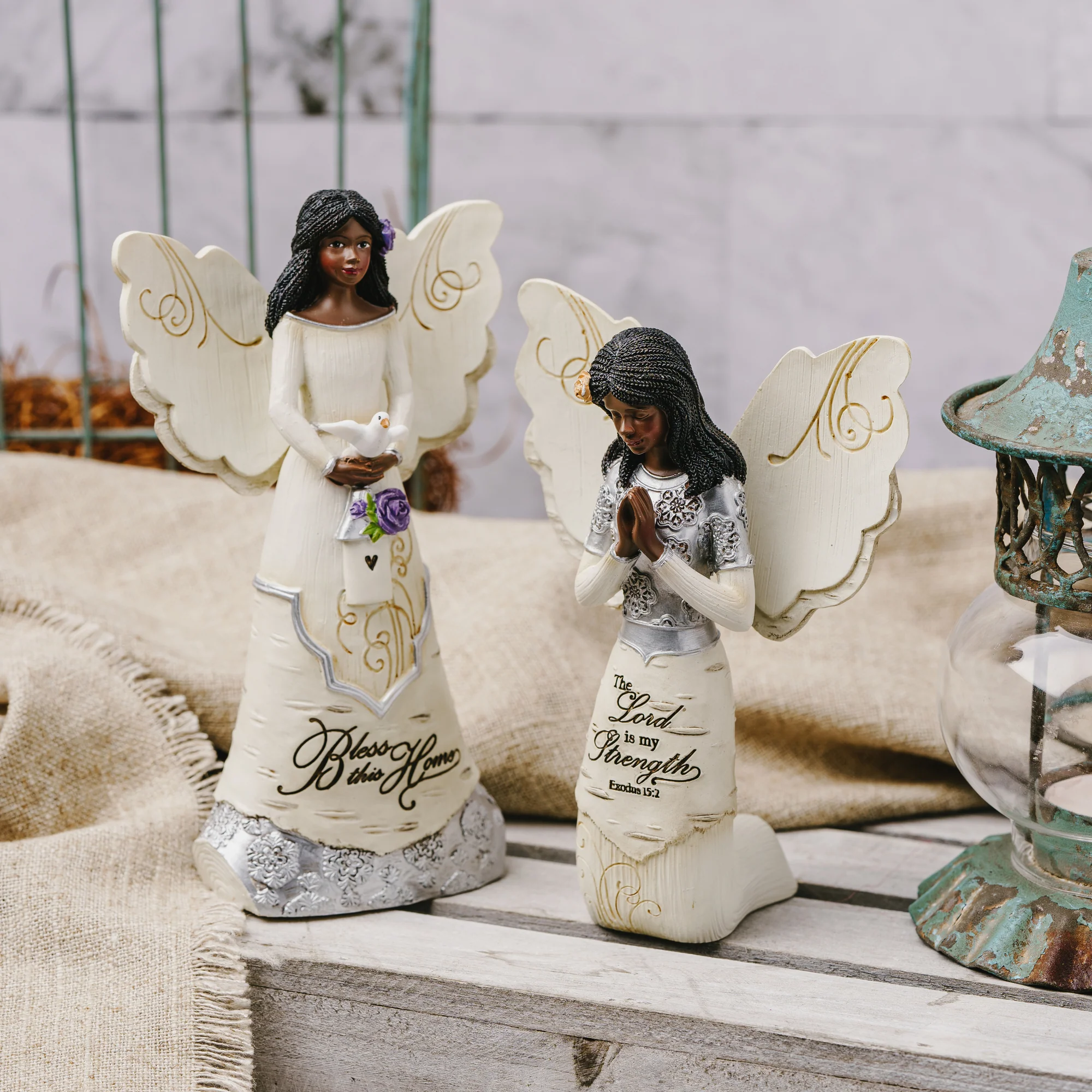 EBN Prayer 5.5" EBN Kneeling & Praying Angel - Image 3