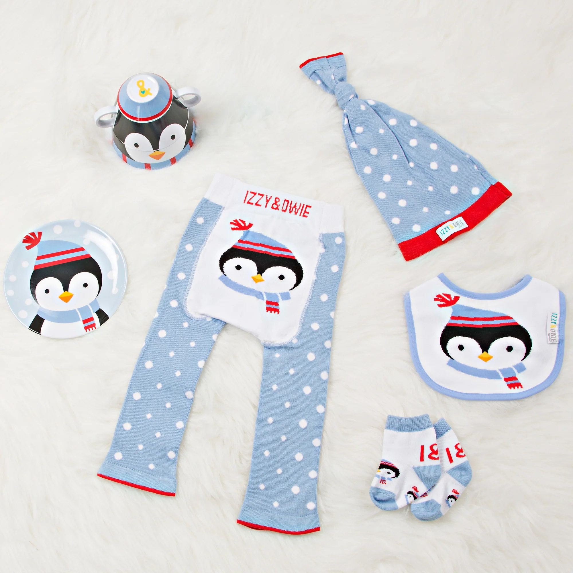 Winter Penguin One Size Fits All Baby Hat - Image 3